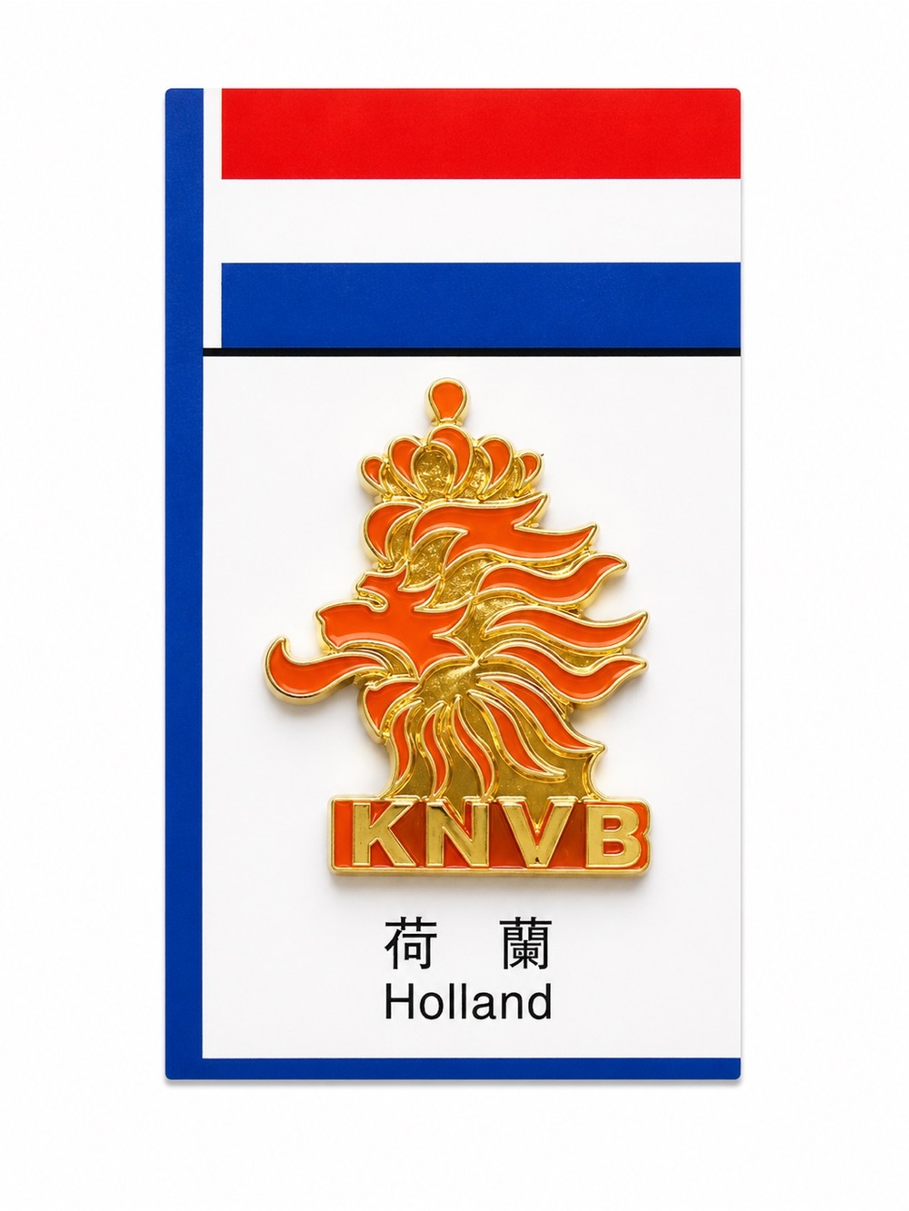 Holland KNVB Orange & Gold Lion Enamel Pin